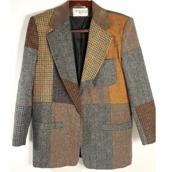 patchwork sport coat